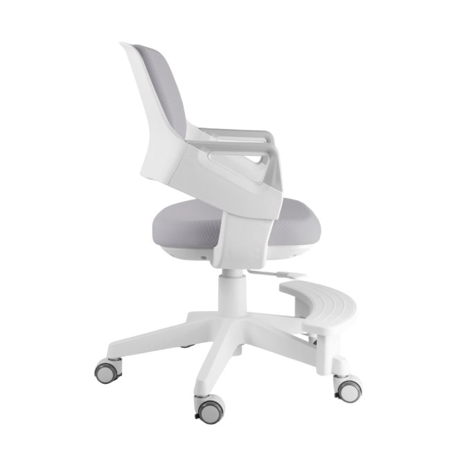 Dětská rostoucí židle Neoseat KIDDY FIVE — látka, pratelný potah, šedá