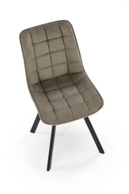 Jídelní židle MIHA — kov, látka, více barev - Barevné varianty jídelní židle MIHA: Hořčicová