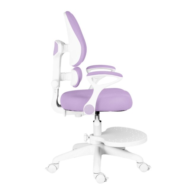 Dětská rostoucí židle Neoseat KIDDY TWO — látka, pratelný potah, fialová