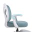 Dětská otočná židle Neoseat JUNI 010 s podnoží — látka, modrá