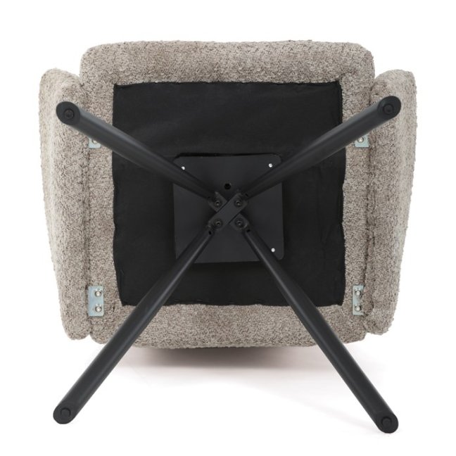 Jídelní otočné křeslo MANKA — kov, látka, více barev - Barevné varianty jídelního křesla MANKA: Šedá