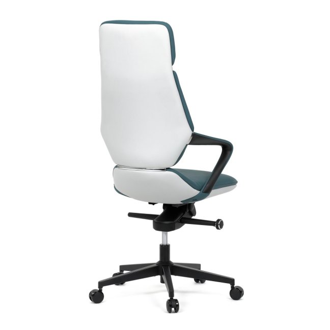 Kancelářské křeslo ZOTTO — ekokůže, tyrkysová