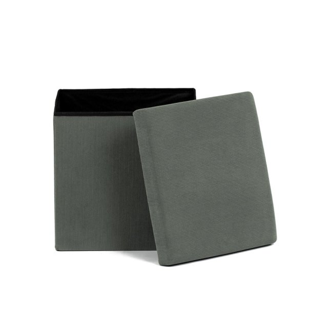 Taburet ADONIS s úložným prostorem — manšestr, více barev