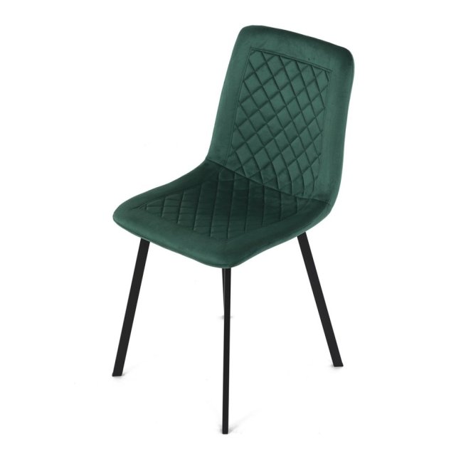 Jídelní židle PAIGE — kov, samet, více barev - Barevné varianty jídelní židle PAIGE: Černá