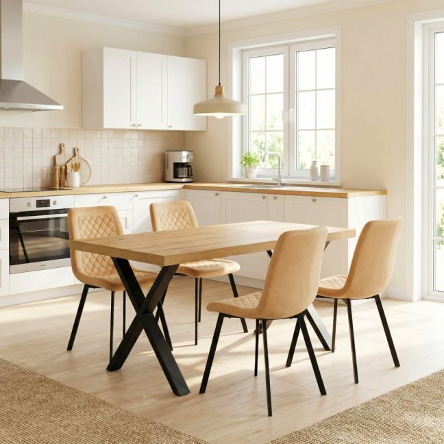 Jídelní židle PAIGE — kov, samet, více barev - Barevné varianty jídelní židle PAIGE: Černá