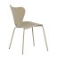 Jídelní židle VERN — kov, plast, cappuccino