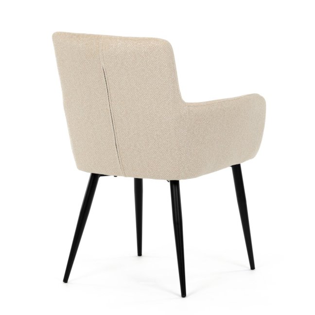 Jídelní křeslo LYON — kov, látka, více barev - Barevné varianty jídelního křesla LYON: Tmavě šedá