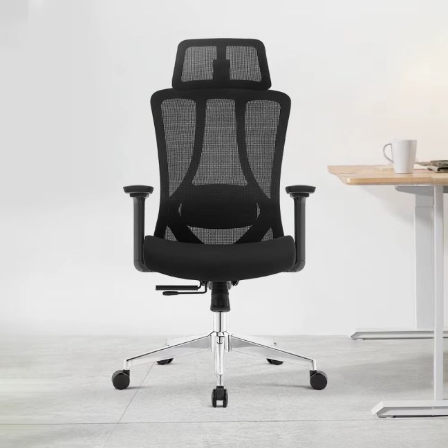 Kancelářská ergonomická židle Neoseat DIBERTI — černá, nosnost 150 kg