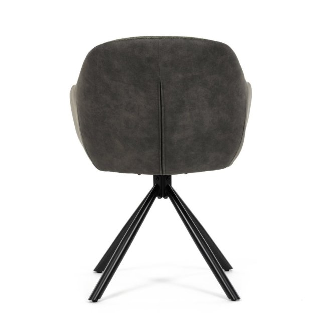 Jídelní otočné křeslo HILARY — kov, látka, šedá / více barev - Barevné varianty jídelního křesla HILARY: Šedá