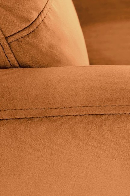 Relaxační polohovací TV křeslo FELIPE 2 — látka, skořicová