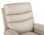 Relaxační polohovací TV křeslo VELORA — látka, béžová, nosnost 130 kg