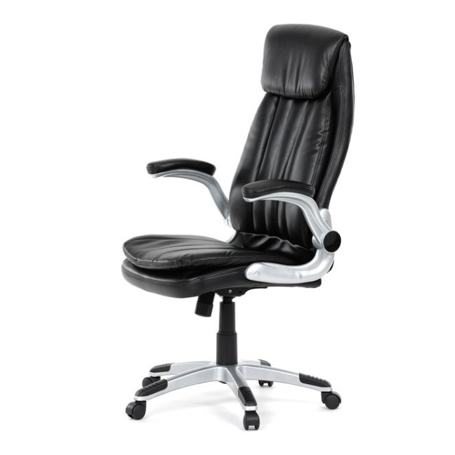 Kancelářské křeslo KURO — ekokůže, černá