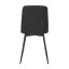 Jídelní židle LONA — kov, látka, černá / více barev - Barevné varianty židle LONA: Hnědá