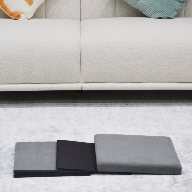 Taburet ADONIS s úložným prostorem — manšestr, více barev