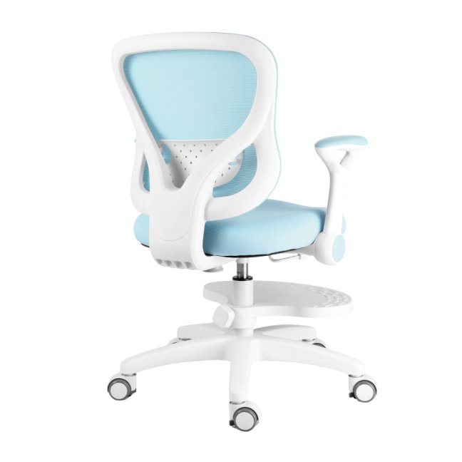 Dětská rostoucí židle Neoseat JUNI 007 — látka, pratelný potah, modrá