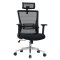 Kancelářská ergonomická židle Neoseat JENNY — černá, nosnost 150 kg