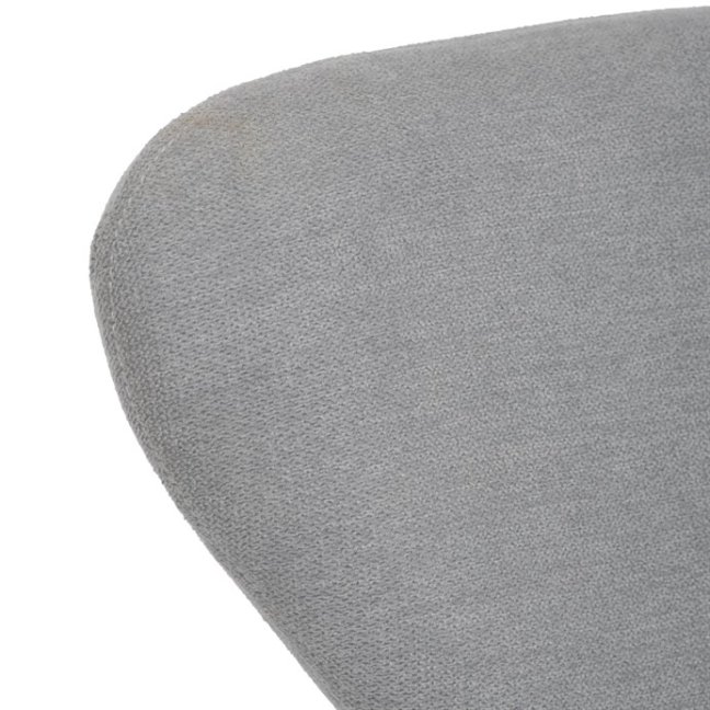 Jídelní židle JULES — kov, látka, více barev - Barevné varianty jídelní židle JULES: Světle šedá