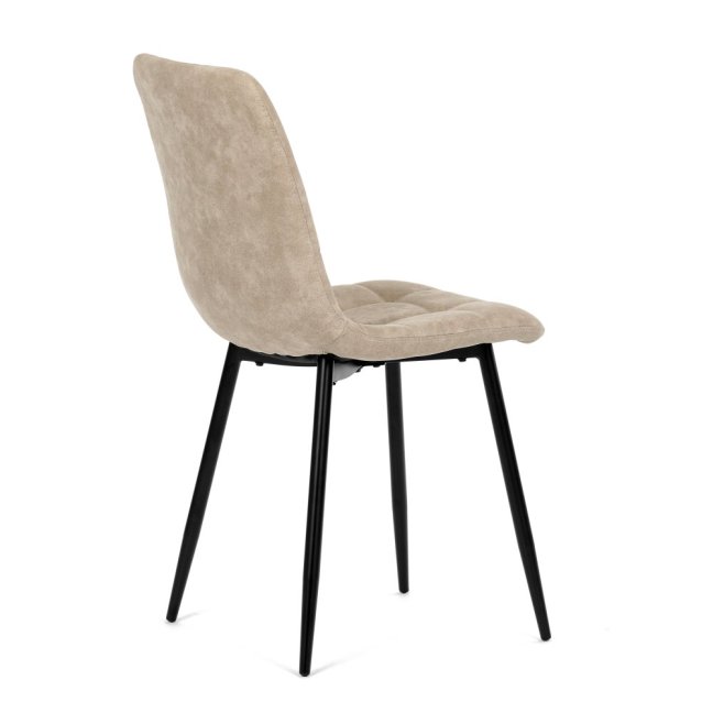 Jídelní židle THEO III — kov, látka vintage, více barev - Barevné varianty židle THEO III: Černá