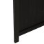 3dílný paravan TAKA — dřevo, černá