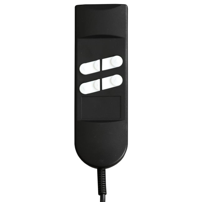 TV křeslo SARGON s elektrickým polohováním — 2 motory, látka, šedá