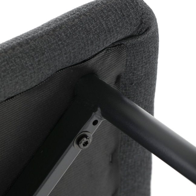 Jídelní židle KLAUDIUS — kov, látka, nosnost 150 kg, více barev - Barevné varianty jídelní židle KLAUDIUS: Šedá