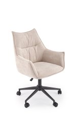 Kancelářské otočné křeslo CLIO — látka, béžová