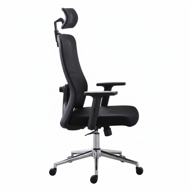 Kancelářská ergonomická židle Neoseat ZENA — černá, nosnost 150 kg