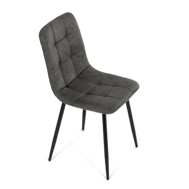 Jídelní židle THEO III — kov, látka vintage, více barev - Barevné varianty židle THEO III: Černá