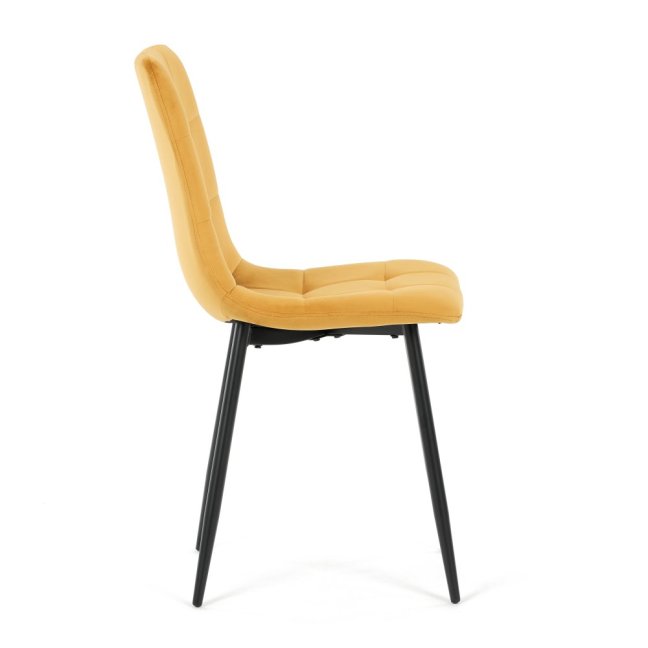 Jídelní židle THEO II — kov, samet, více barev - Barevné varianty židle THEO II: Modrá