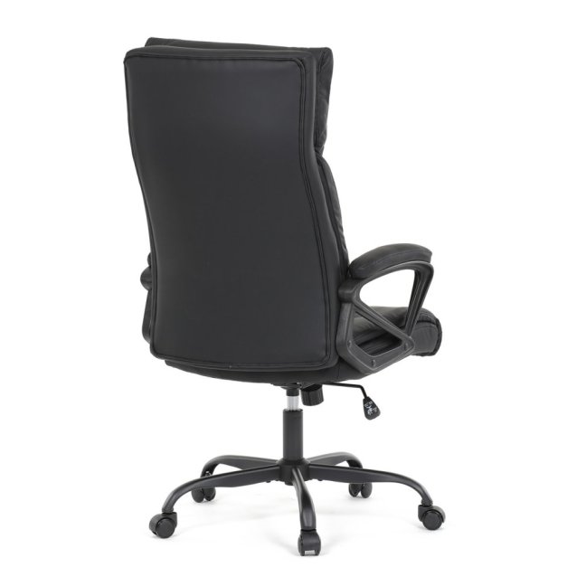 Kancelářské křeslo PEDRO — ekokůže, černá