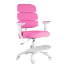 Dětská rostoucí židle Neoseat KIDDY THREE — látka, pratelný potah, tmavě růžová
