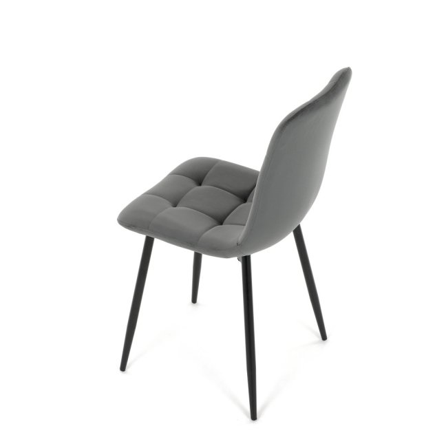 Jídelní židle THEO II — kov, samet, více barev - Barevné varianty židle THEO II: Modrá