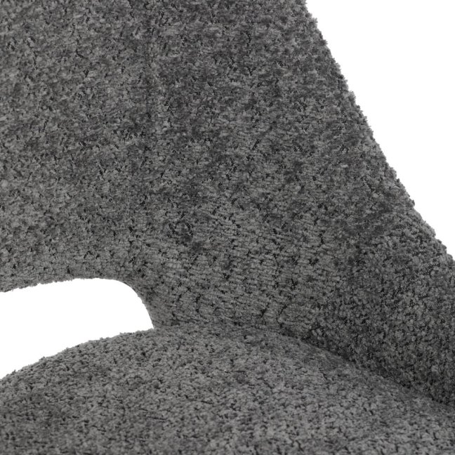 Jídelní židle TALISE — kov, látka, stříbrná / více barev