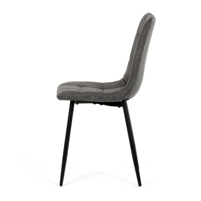 Jídelní židle THEO III — kov, látka vintage, více barev - Barevné varianty židle THEO III: Černá