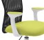 Dětská židle Neoseat MONKEY WHITE s podnoží — látka, bílá / zelená