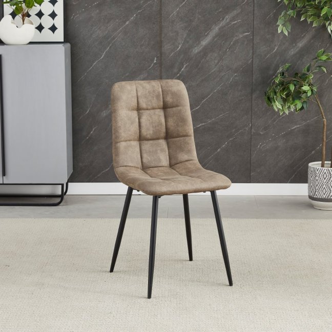 Jídelní židle THEO III — kov, látka vintage, více barev - Barevné varianty židle THEO III: Černá