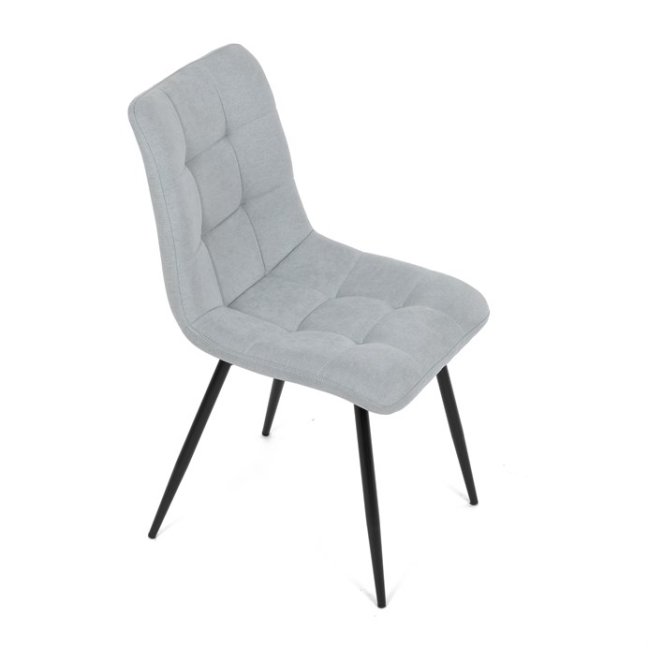 Jídelní židle MONDE — kov, látka, více barev - Barevné varianty jídelní židle MONDE: Stříbrná