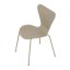 Jídelní židle VERN — kov, plast, cappuccino
