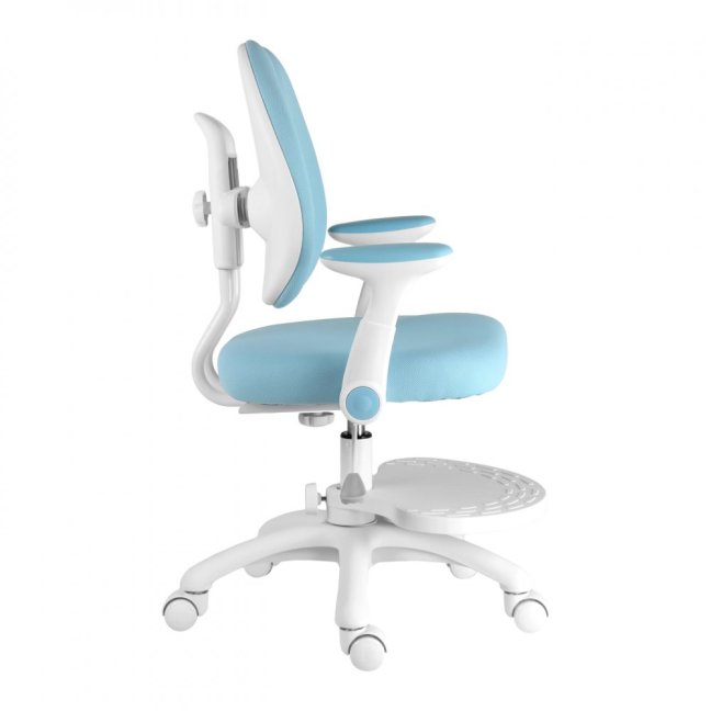 Dětská rostoucí židle Neoseat KIDDY TWO — látka, modrá (rozbaleno)
