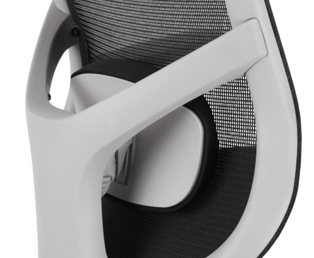 Kancelářská ergonomická židle Neoseat ALLY WHITE — černá / bílá, nosnost 150 kg