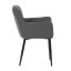Jídelní křeslo JIMBO — kov, látka, šedá