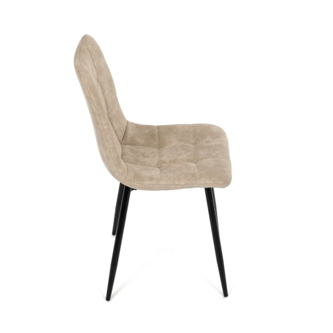 Jídelní židle THEO III — kov, látka vintage, více barev - Barevné varianty židle THEO III: Černá