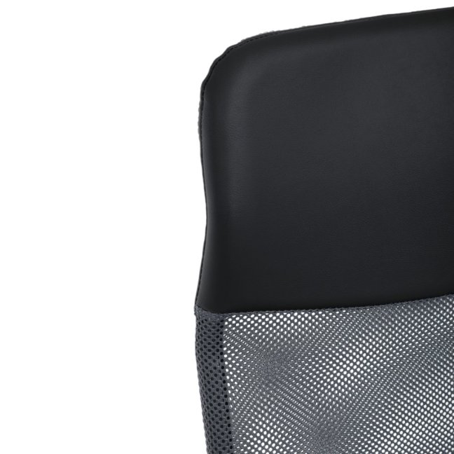 Kancelářská otočná židle MALFE — látka, šedá