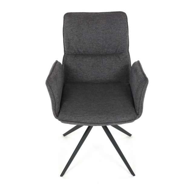 Jídelní otočné křeslo AMALI — kov, látka, více barev