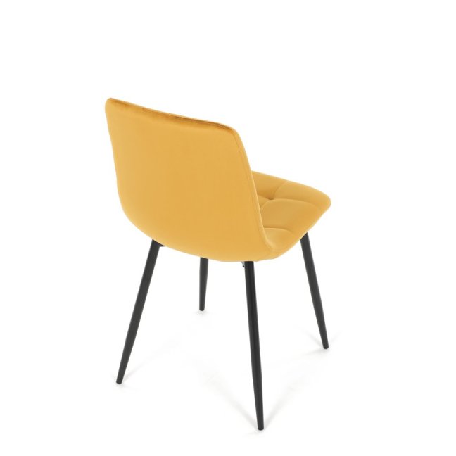 Jídelní židle THEO II — kov, samet, více barev - Barevné varianty židle THEO II: Modrá