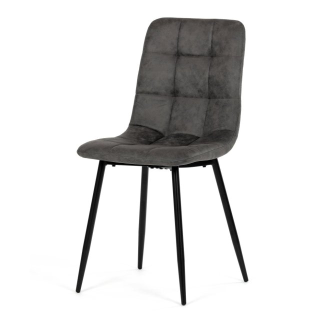 Jídelní židle THEO III — kov, látka vintage, více barev - Barevné varianty židle THEO III: Černá