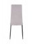 Jídelní židle KUNST — kov, látka, šedá