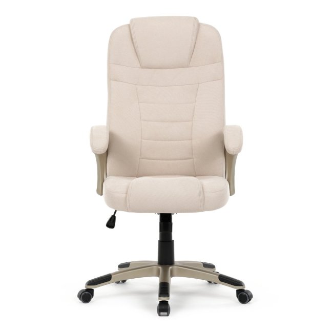 Kancelářské křeslo DEXTER — látka, béžová