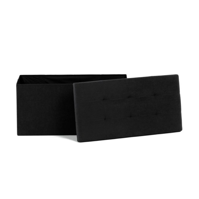 Taburet AFRODITE s úložným prostorem — manšestr, více barev