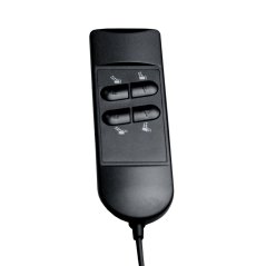 Relaxační TV křeslo ELVIN s elektrickým polohováním — 2 motory, látka, cappuccino